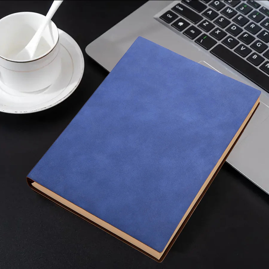 Thickened A5 PU Leather Business Notebook Lined Daily Planner Journal Student Notepad