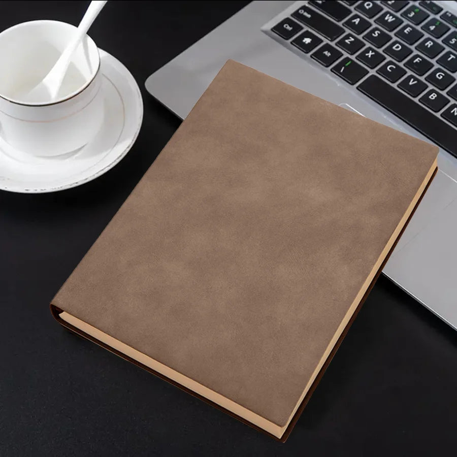 Thickened A5 PU Leather Business Notebook Lined Daily Planner Journal Student Notepad