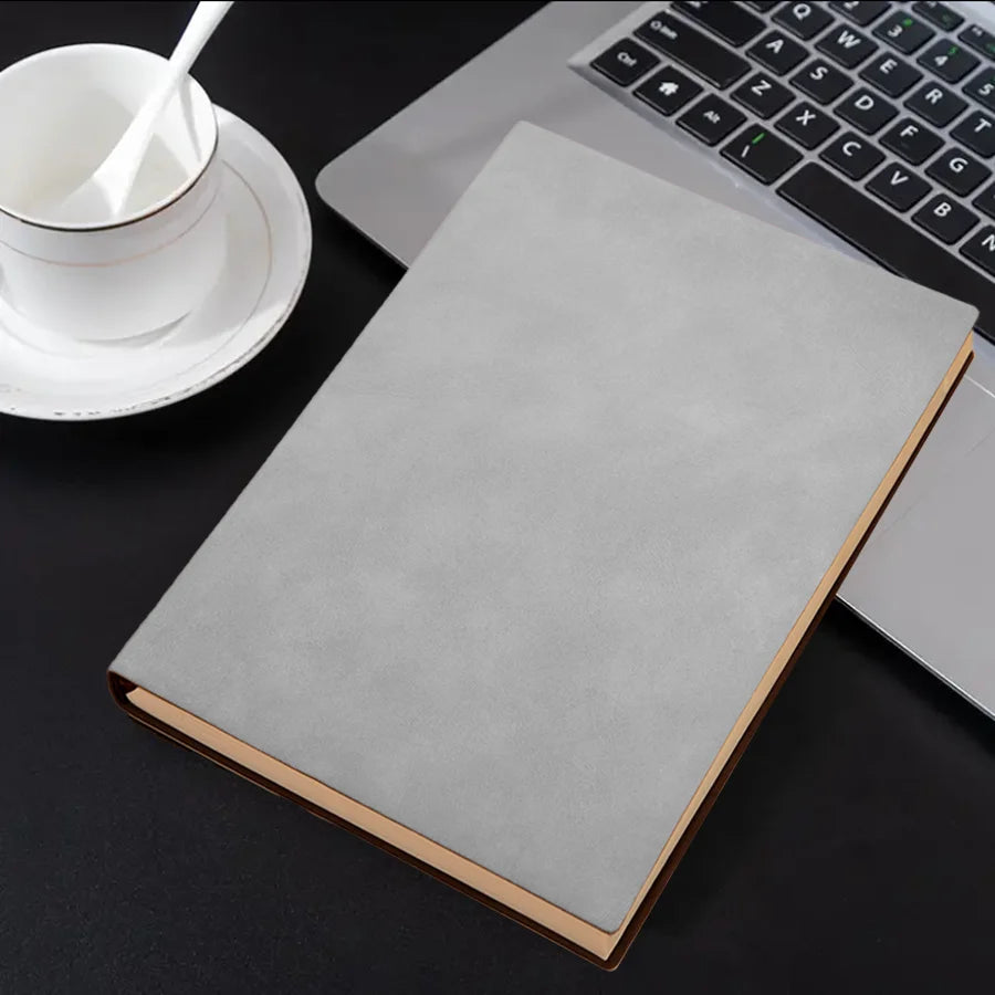 Thickened A5 PU Leather Business Notebook Lined Daily Planner Journal Student Notepad