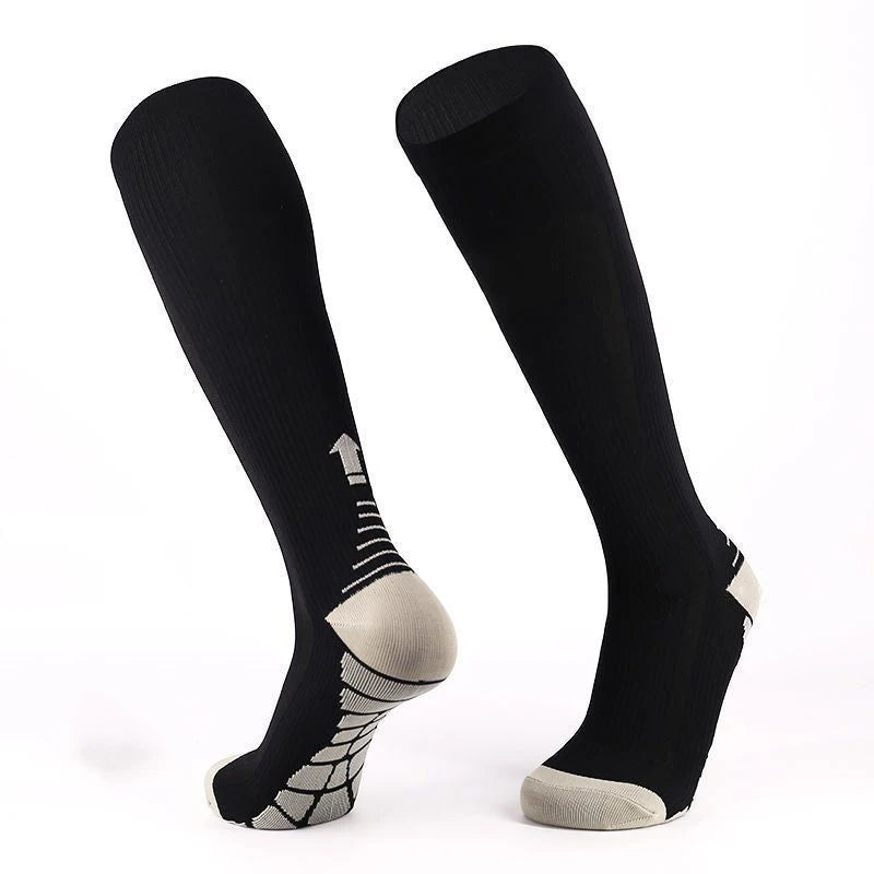 BROTHOCK 20-30mmHg Compression Socks Arrow Pattern Running Medical Travel Cycling Support