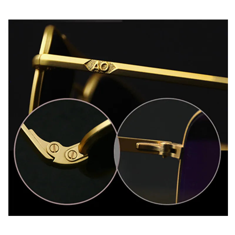 Aviation Sunglasses UV400 Glass Lenses Alloy Frame Pilot Style Driving Sunglasses for Men and Women