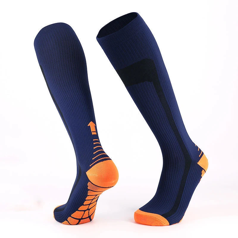 BROTHOCK 20-30mmHg Compression Socks Arrow Pattern Running Medical Travel Cycling Support