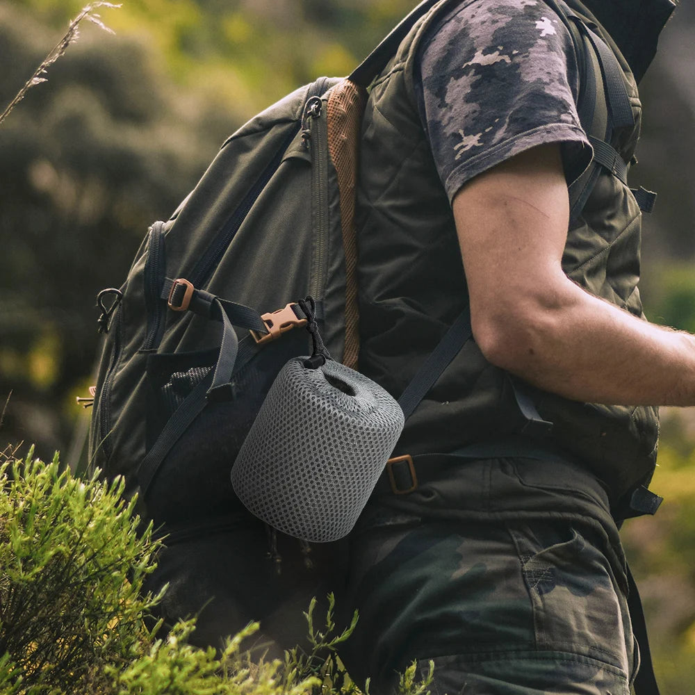 Titanium Double Layer Camping Mug 220-600ml Outdoor Coffee Tea Cup