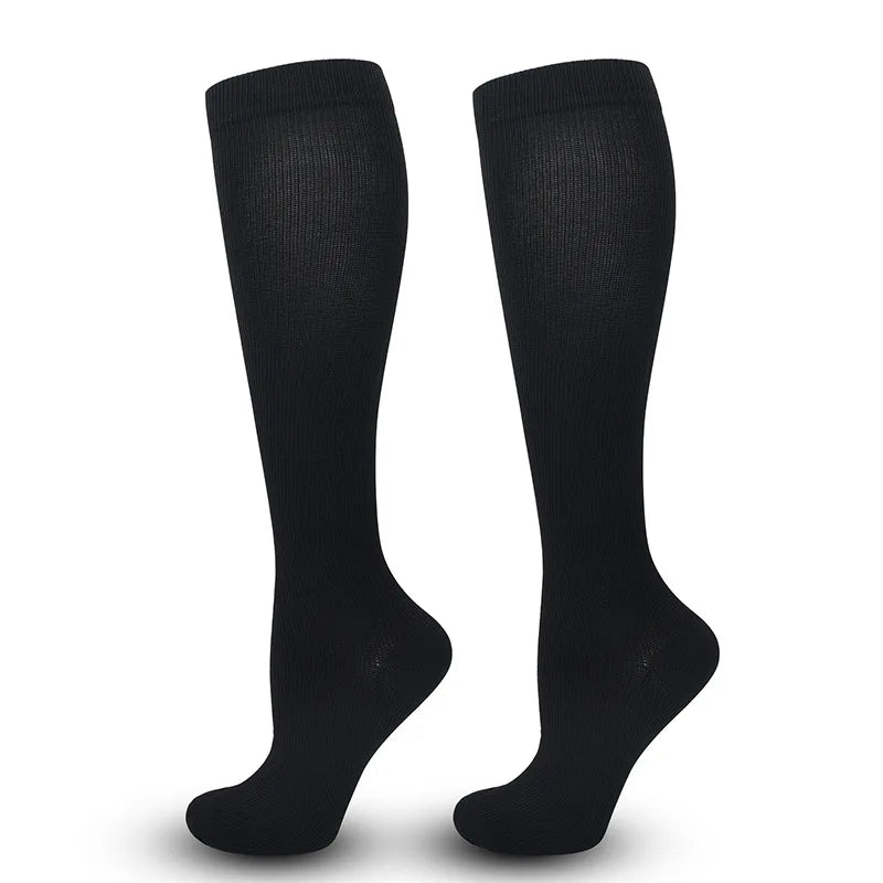 Compression Socks for Travel Flights Sports and Driving Anti Fatigue Support for Women and Men