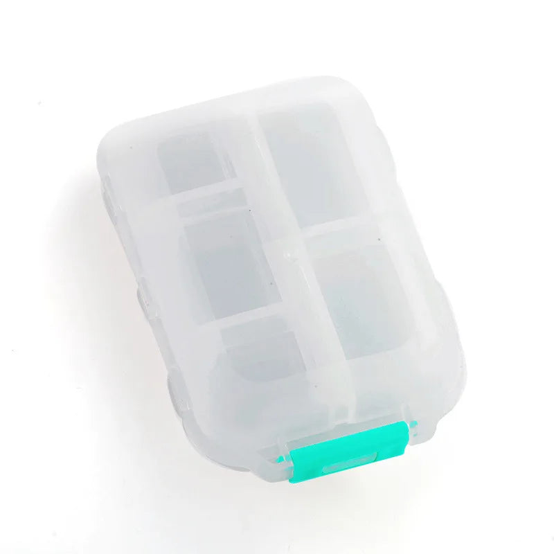 OEMG Travel Pill Organizer Moisture Proof Pocket Medicine Vitamin Holder Case Portable Box