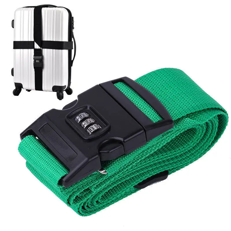 Travel Luggage Belt Strap Adjustable Suitcase Trolley Packing Secure Lock