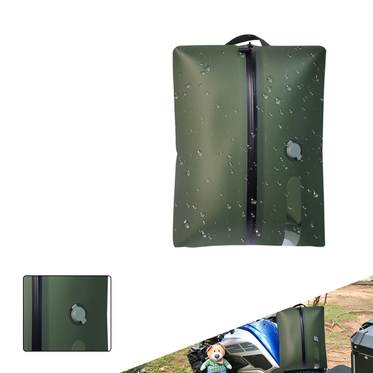 Reusable Travel Vacuum Bags Waterproof Compression Storage Bags for Luggage Space Saving