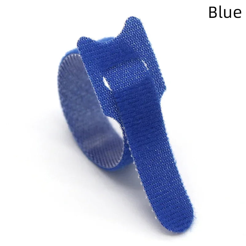 Releasable Nylon Cable Ties 15-30cm Hook Loop Straps