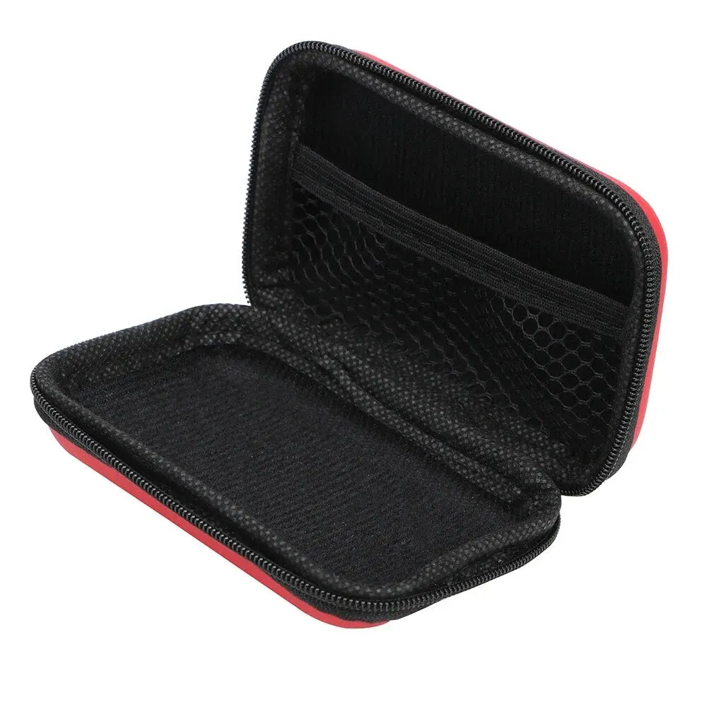 Portable Travel Cable Organizer Zipper Earphone Charging Case