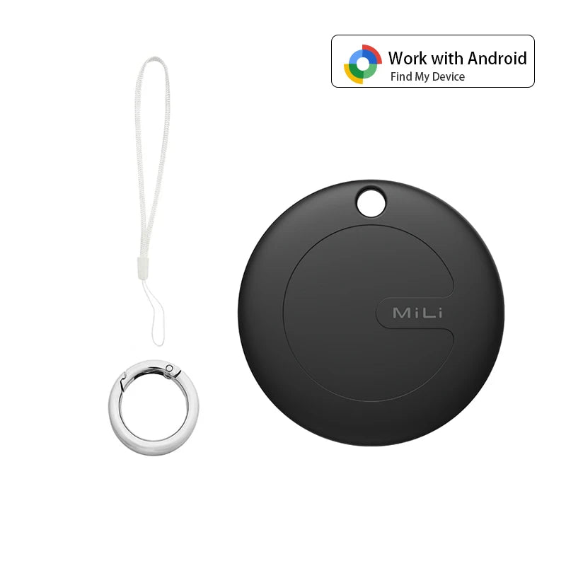 MiLi Bluetooth GPS Tracker, Lost Key Finder for Android Devices, Works With Android Find My device