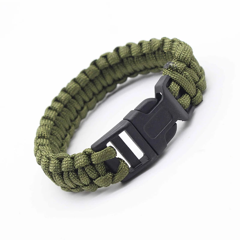 Seven Core Paracord Survival Bracelet 23cm Outdoor Emergency EDC Camping Escape Rope Tool