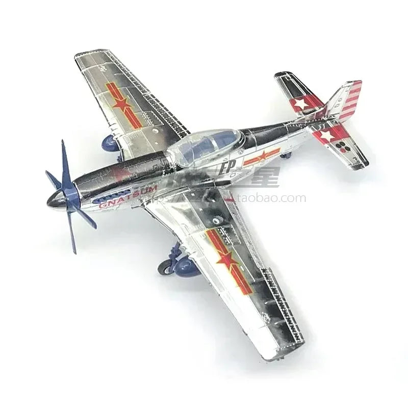 GRAPMAN 1/48 P-51D Mustang Fighter 4D Glue-Free WWII Aircraft Model Kit