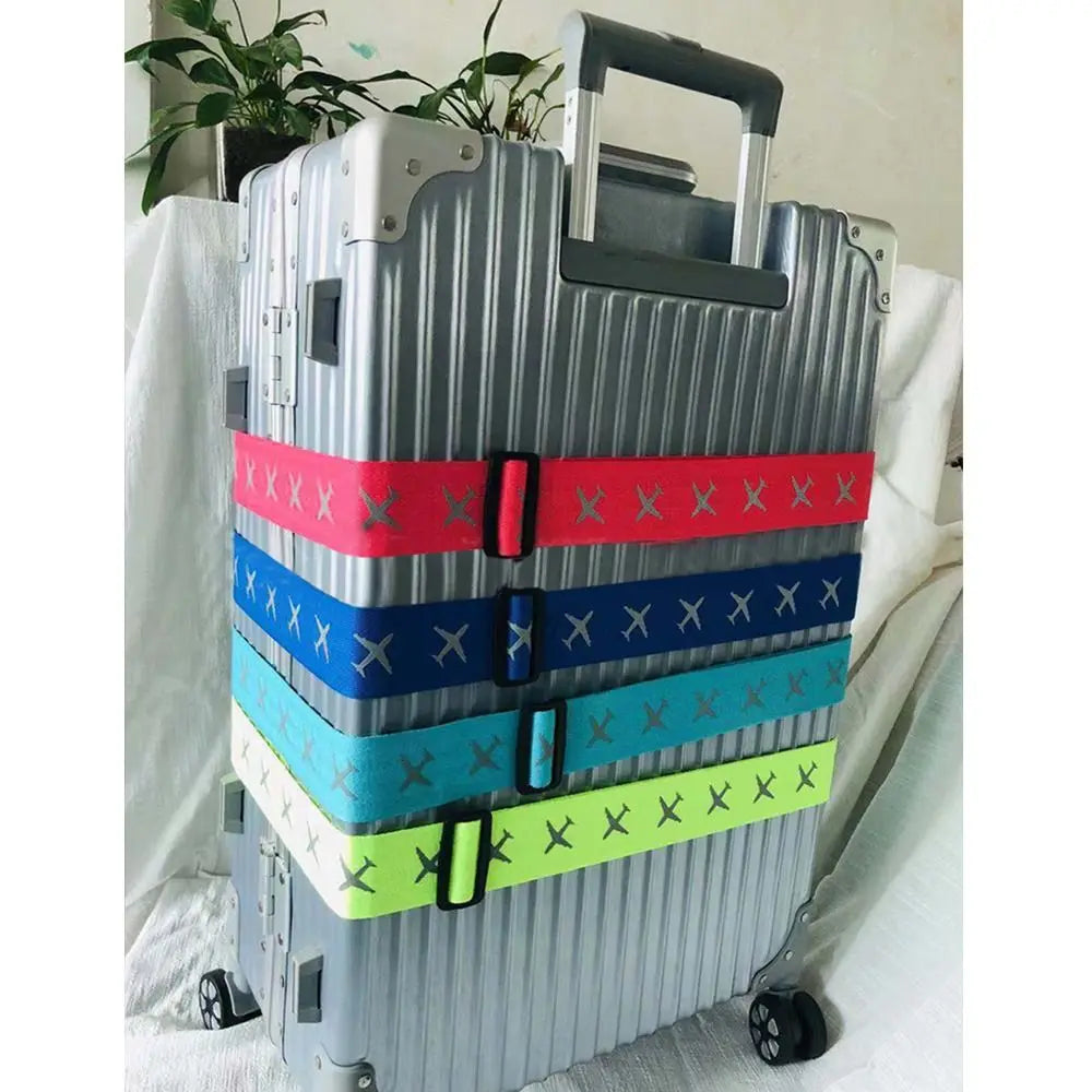 Adjustable Password Lock Luggage Strap 5x200cm Anti Theft