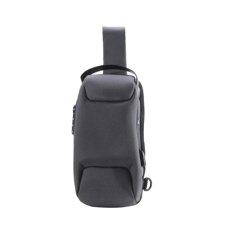 CLYINE USB Crossbody Bag Waterproof Anti Theft Oxford Chest Pack