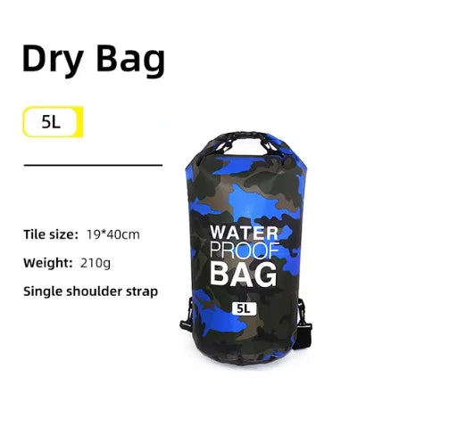 SCIONE Waterproof PVC Dry Bag Backpack 10L 15L 20L 30L
