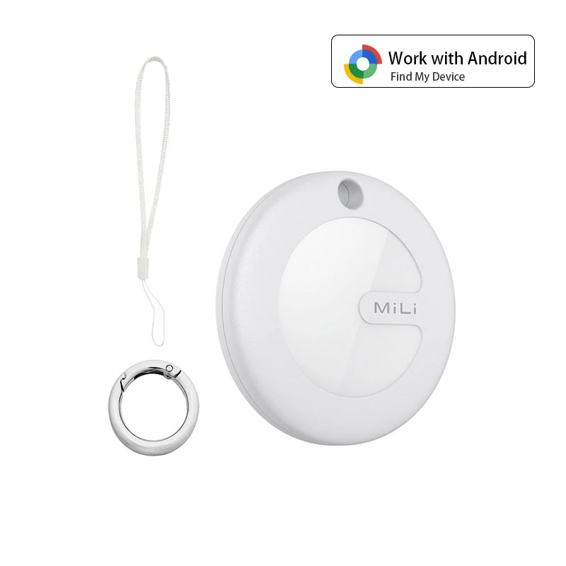 MiLi Bluetooth GPS Tracker, Lost Key Finder for Android Devices, Works With Android Find My device