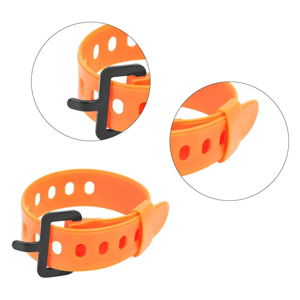 1-10PCS Rubber Tension Strap Cargo Tie Down Belt Luggage Buckle Camping Travel