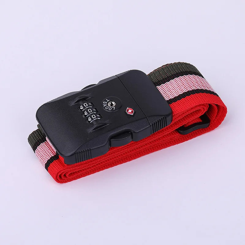 TSA Password Customs Lock Luggage Cross Belt 2M Adjustable Strap