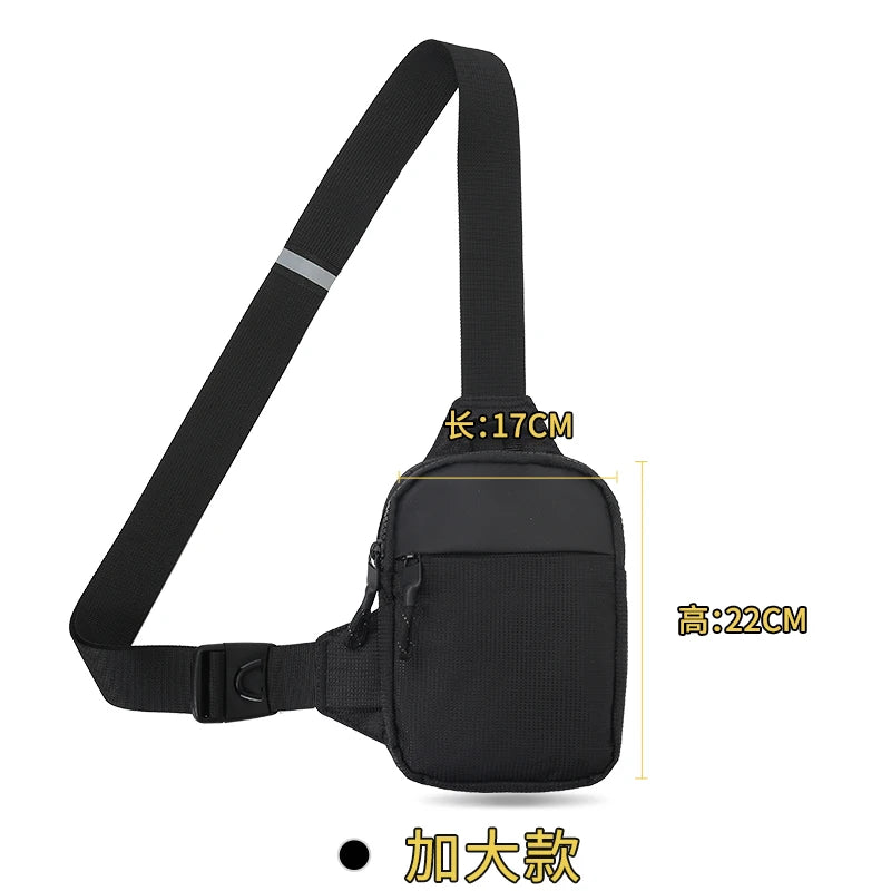 D-TENGTU Ultra Small Sports Chest Bag Mobile Phone Waist Sling