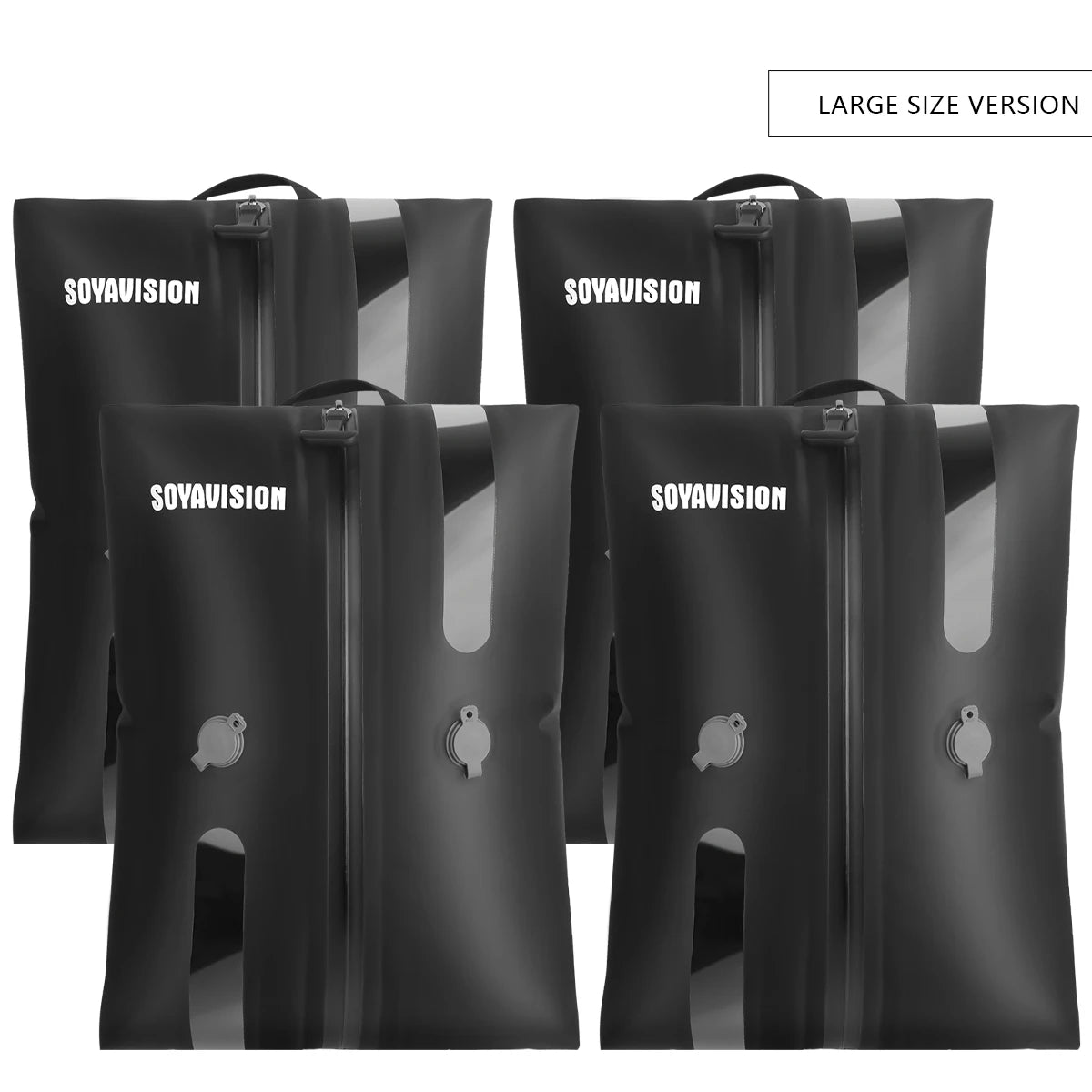 Reusable Travel Vacuum Bags Waterproof Compression Storage Bags for Luggage Space Saving