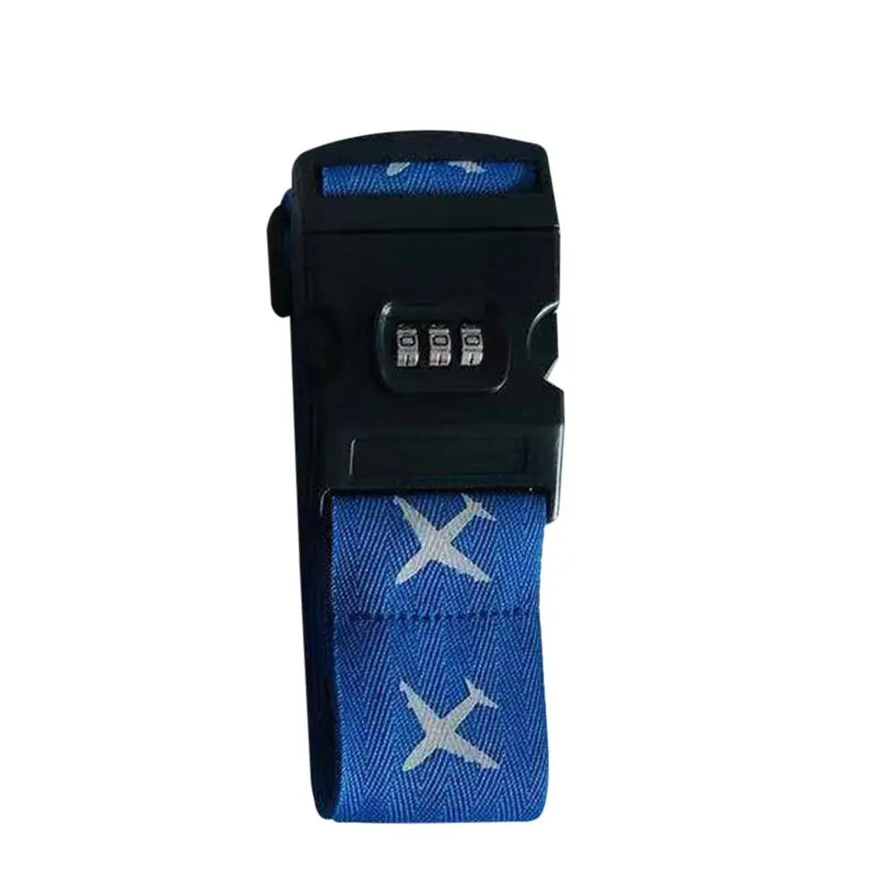 Adjustable Password Lock Luggage Strap 5x200cm Anti Theft