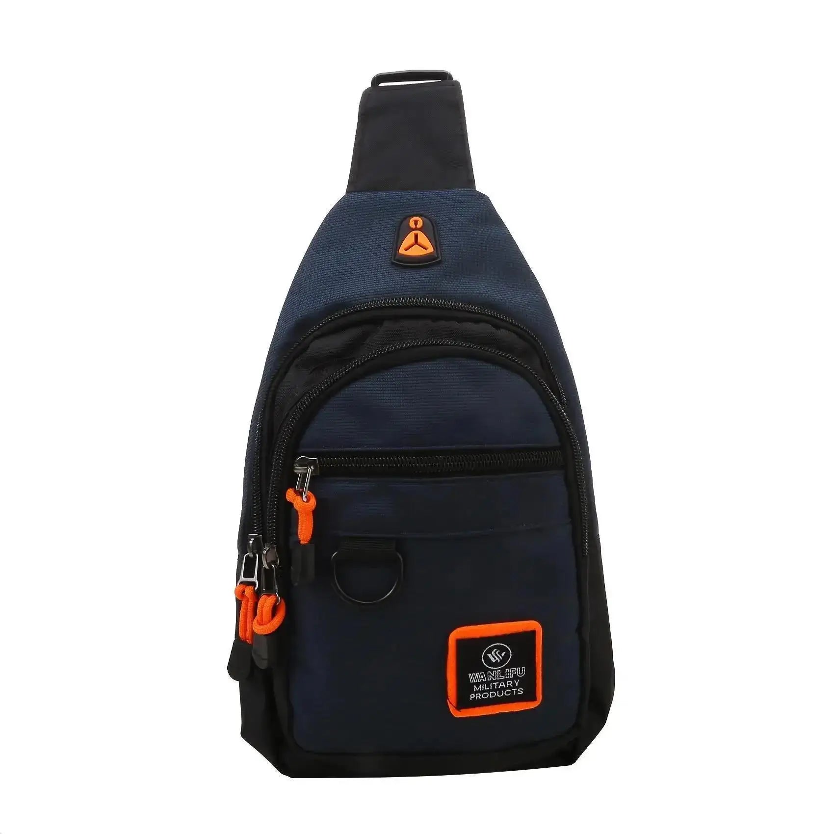 Men Business Chest Shoulder Bag Multi Layer Crossbody Travel