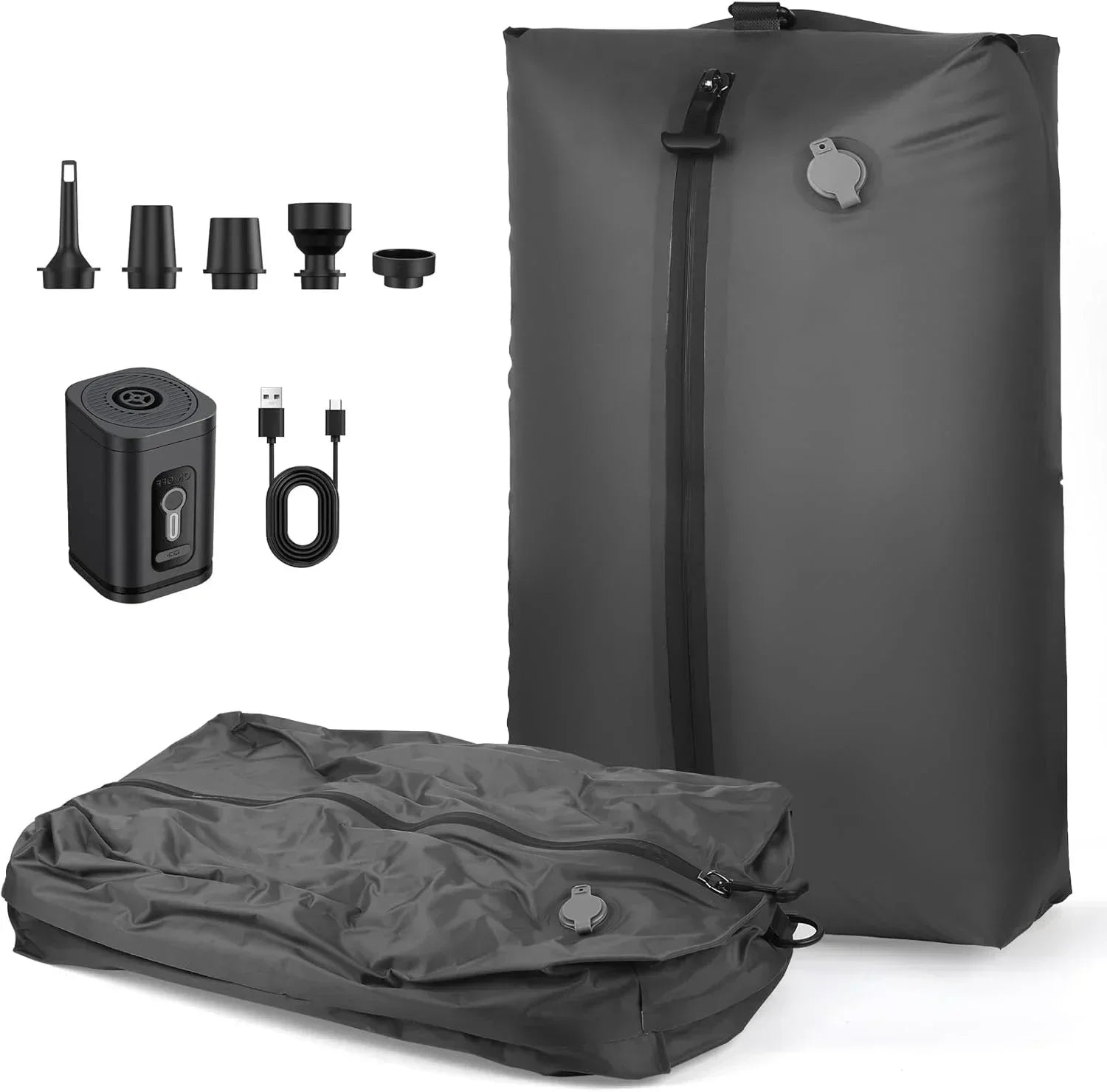 17L Vacuum Compression Storage Bag with Air Pump Reusable Travel Luggage Clothes Organiser