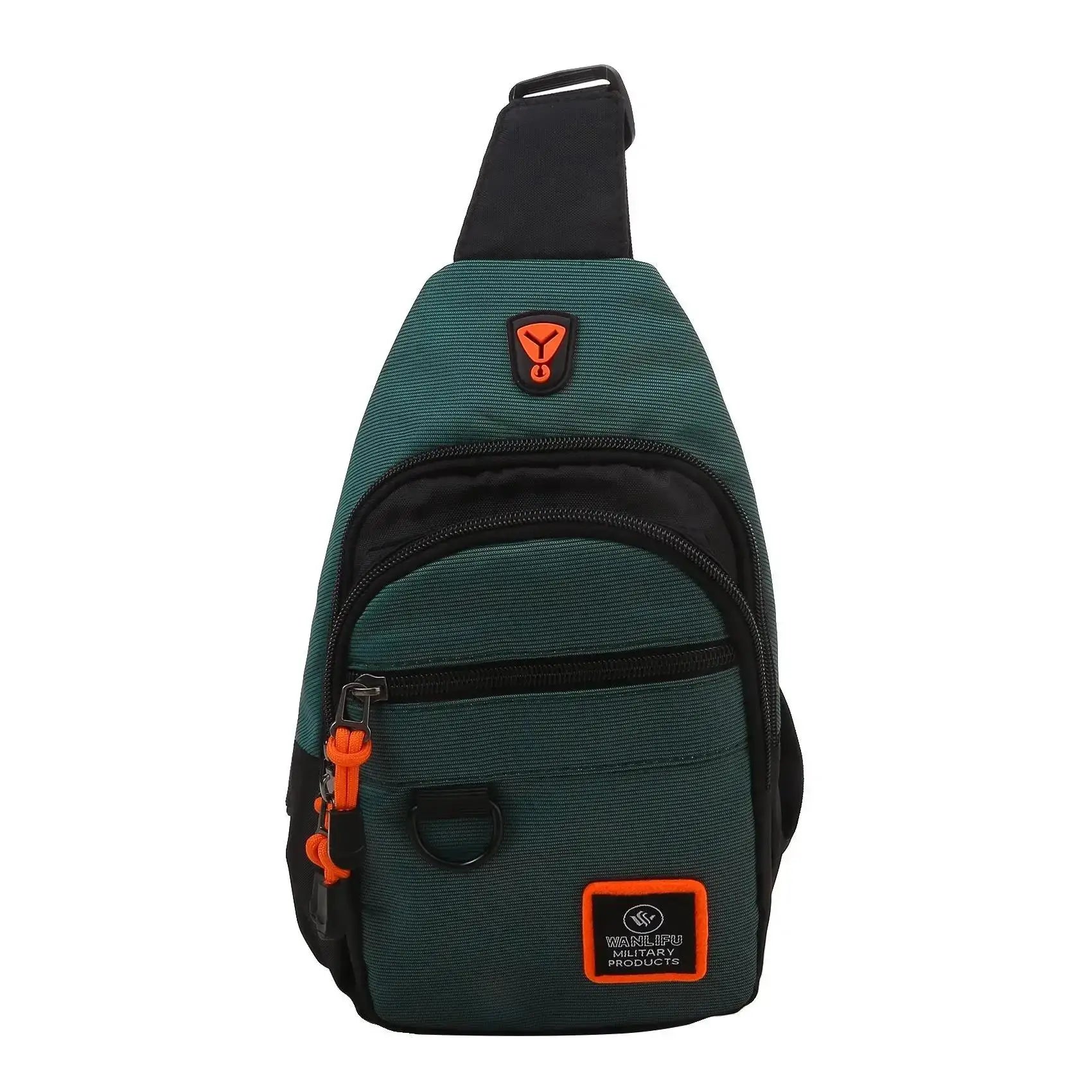 Men Business Chest Shoulder Bag Multi Layer Crossbody Travel