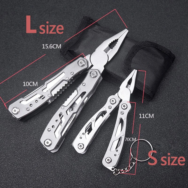 Multifunction Folding Pliers Pocket Knife Stainless Steel Outdoor Camping Survival Multi Tool