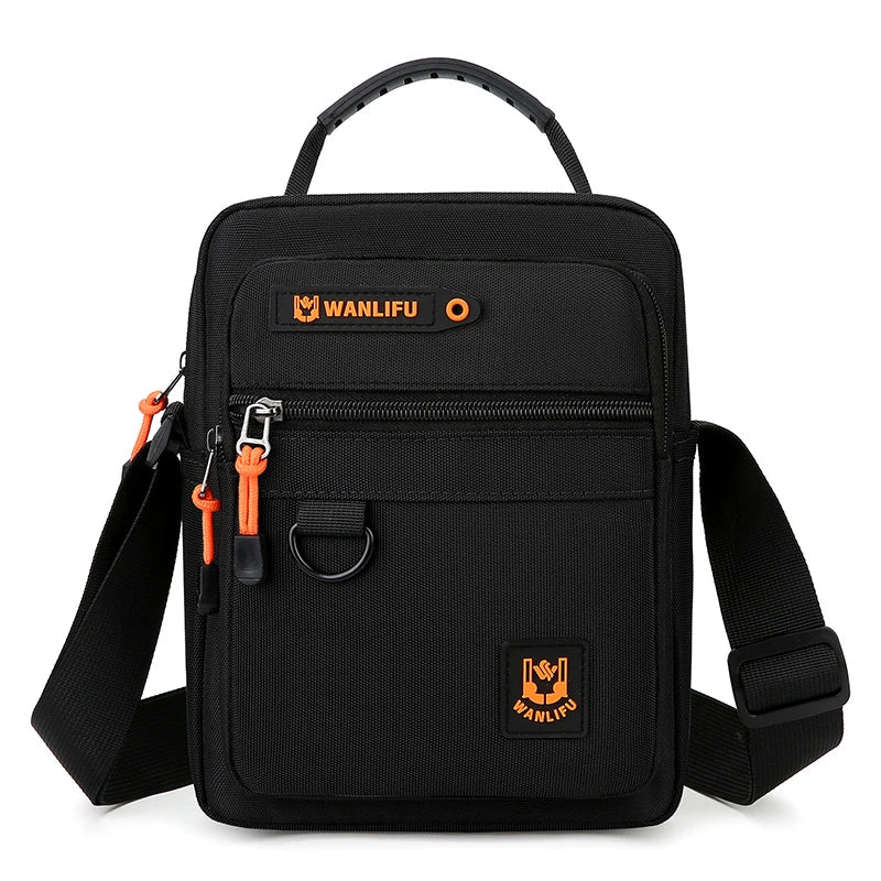 Mens Adjustable Crossbody Bag Oxford Casual Shoulder Commuter