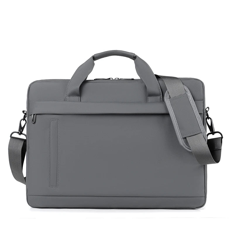 Men’s Minimalist Business Briefcase Shoulder Messenger Bag Large Office Tote 14 Inch Laptop Case