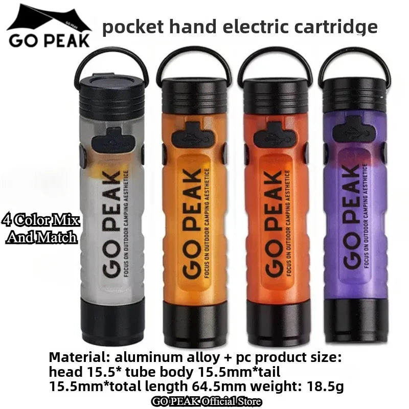 Pocket Mini LED Flashlight with Key Clip Portable Emergency Camping Hiking Outdoor Safety Light Torch