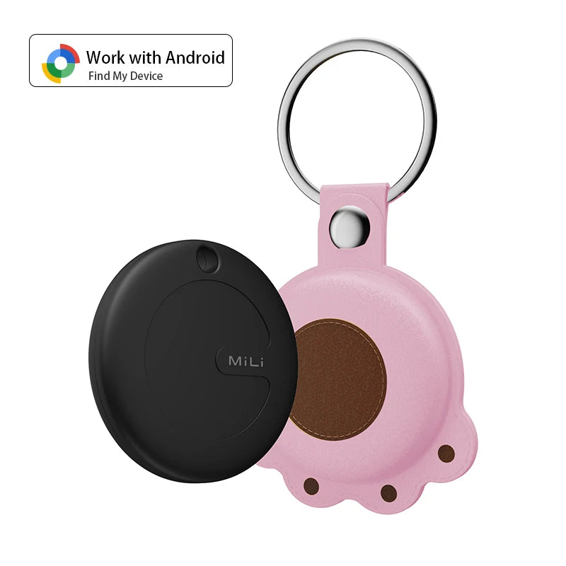 MiLi Bluetooth GPS Tracker, Lost Key Finder for Android Devices, Works With Android Find My device