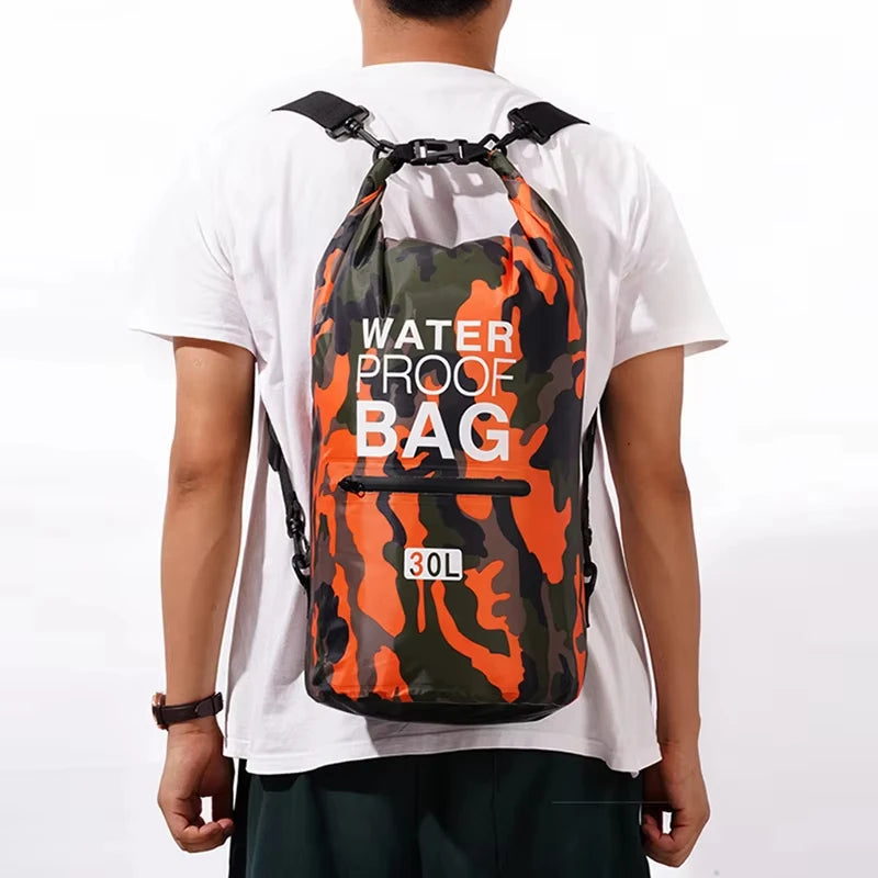 SCIONE Waterproof PVC Dry Bag Backpack 10L 15L 20L 30L