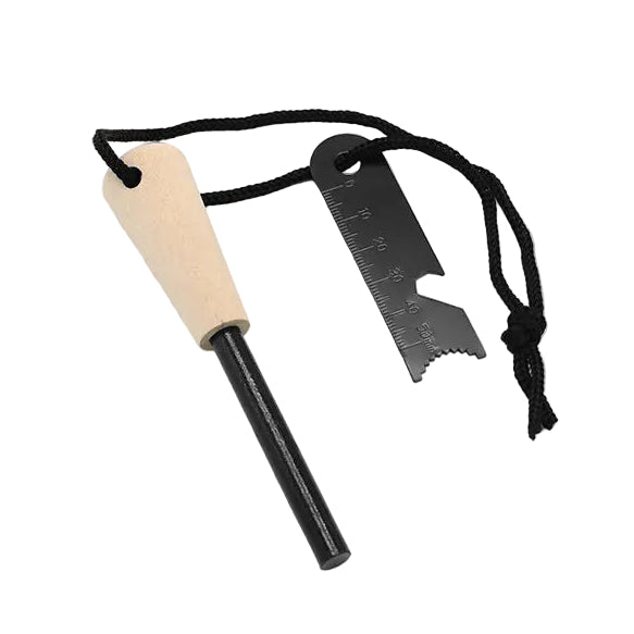 Magnesium Flint Fire Starter Rod Portable Survival Firesteel Emergency Camping Hiking Tool Kit