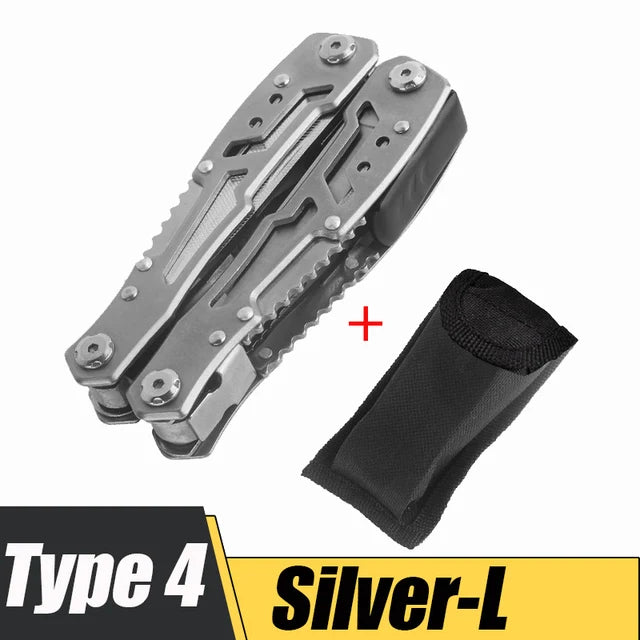 Multifunction Folding Pliers Pocket Knife Stainless Steel Outdoor Camping Survival Multi Tool
