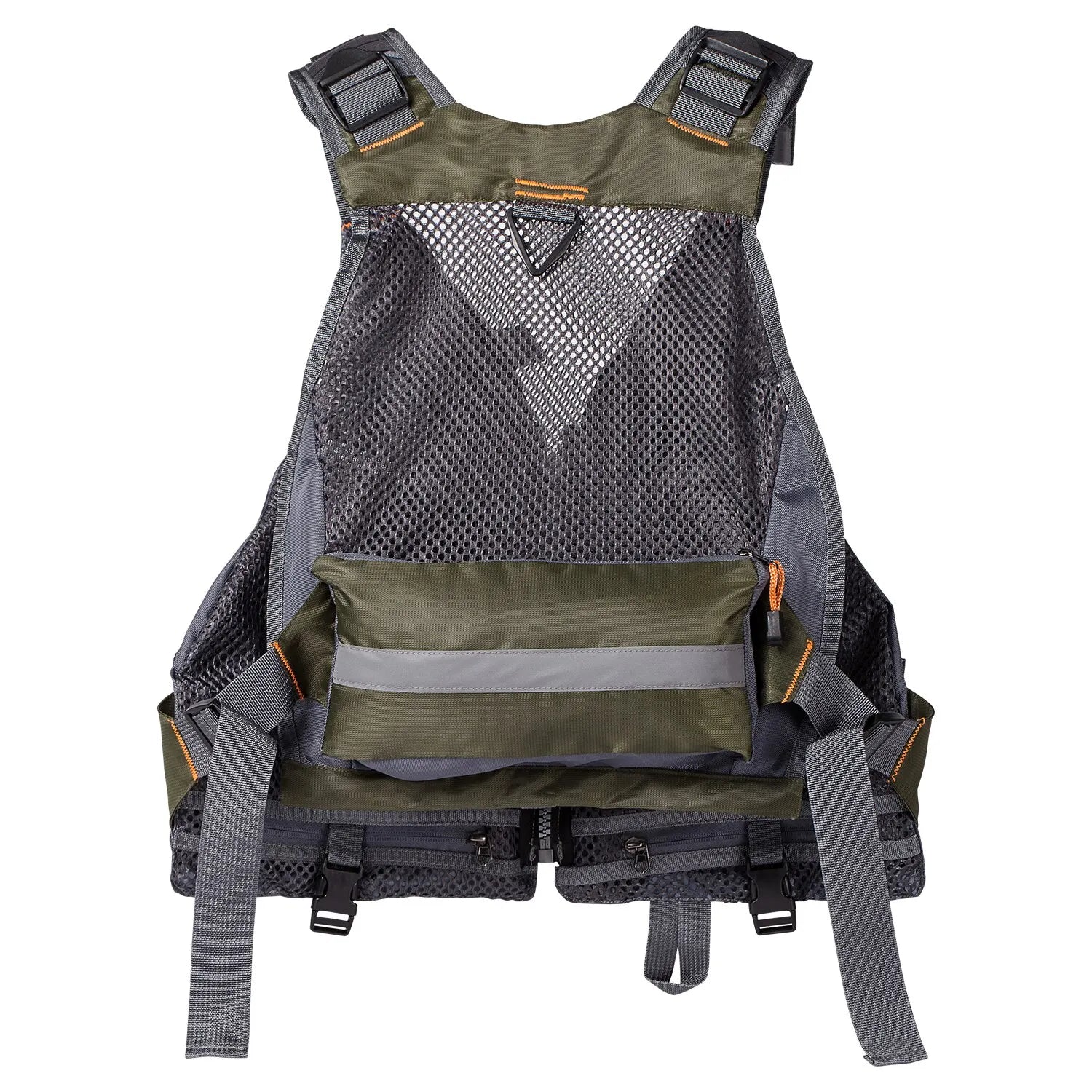 BASSDASH Breathable Backcountry Flying Survival Fishing Vest Adjustable Outdoor