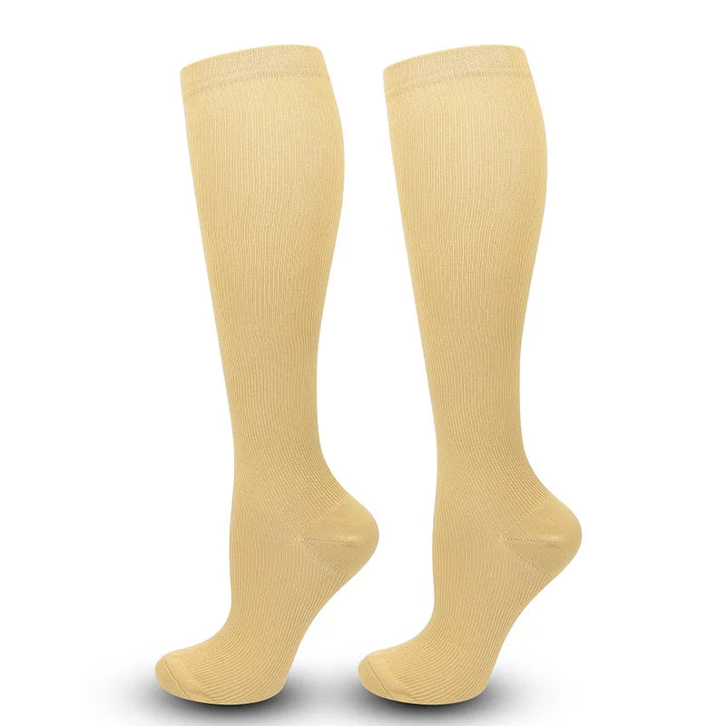 Compression Socks for Travel Flights Sports and Driving Anti Fatigue Support for Women and Men
