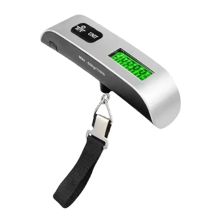 50kg Portable Digital Hanging Luggage Scale LCD Travel Suitcase Baggage Weighing Tool