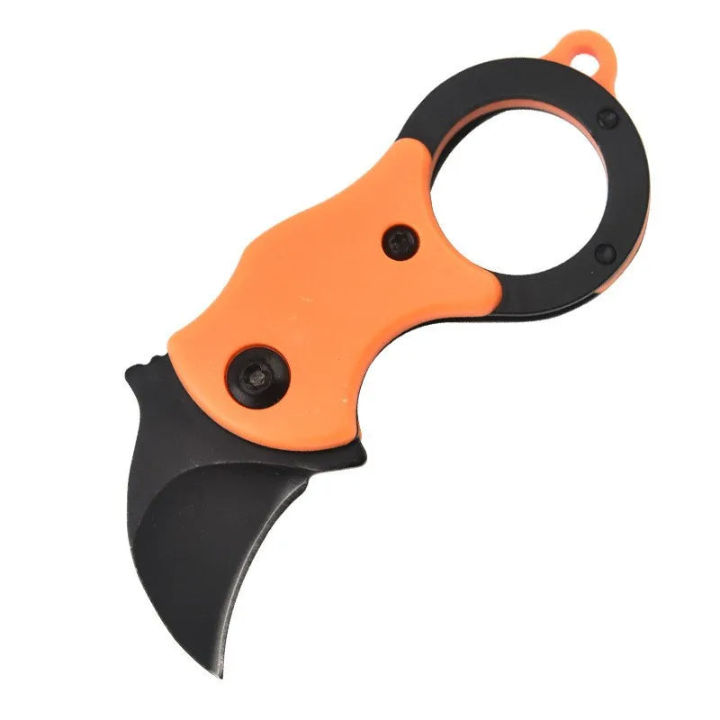 Portable Eagle Claw Folding Knife Keychain Steel Pocket Tool for Outdoor Camping EDC Gear