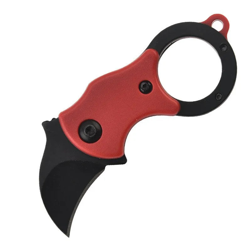 Portable Eagle Claw Folding Knife Keychain Steel Pocket Tool for Outdoor Camping EDC Gear