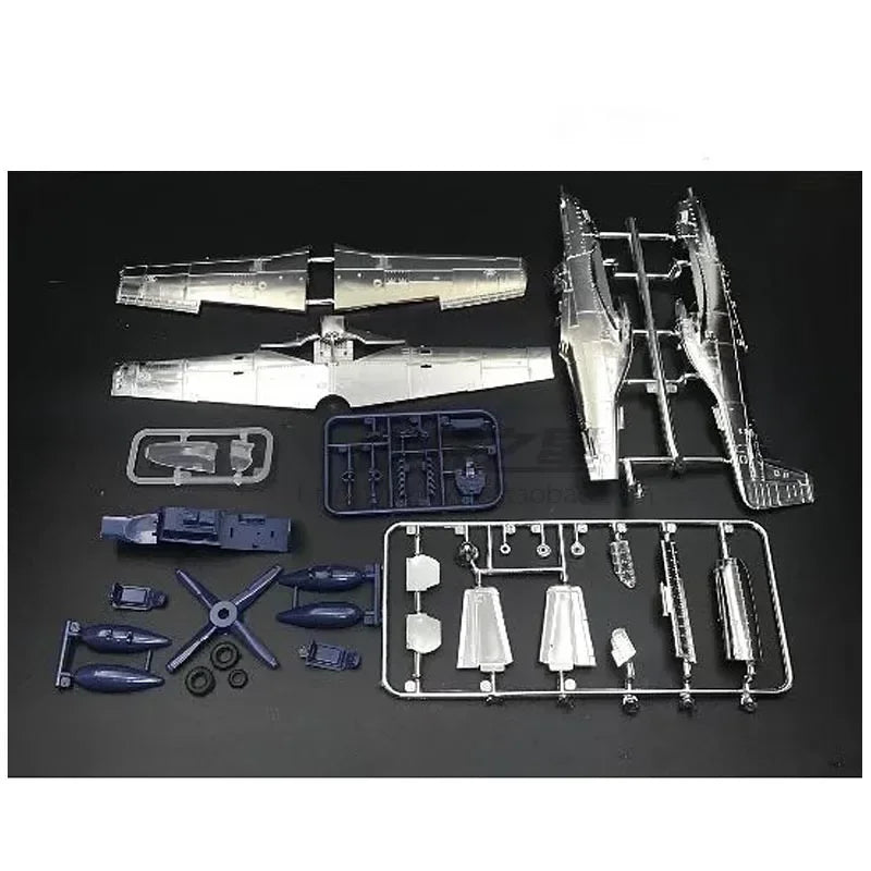 GRAPMAN 1/48 P-51D Mustang Fighter 4D Glue-Free WWII Aircraft Model Kit