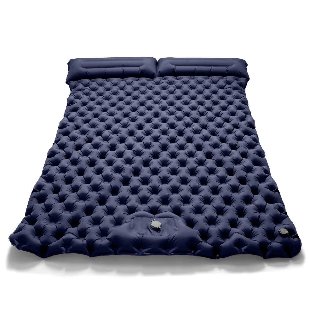 Double Inflatable Camping Mattress Extra Wide Ultralight Sleeping Pad Mat Travel