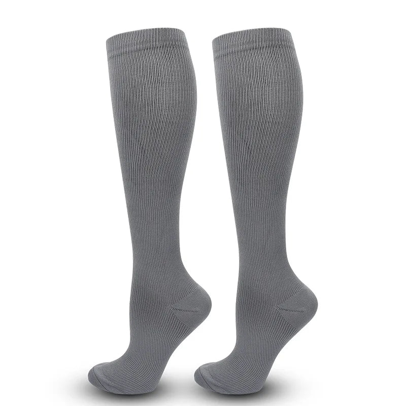 Compression Socks for Travel Flights Sports and Driving Anti Fatigue Support for Women and Men