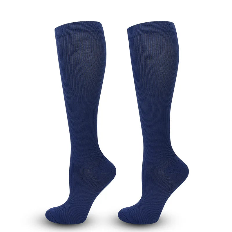 Compression Socks for Travel Flights Sports and Driving Anti Fatigue Support for Women and Men