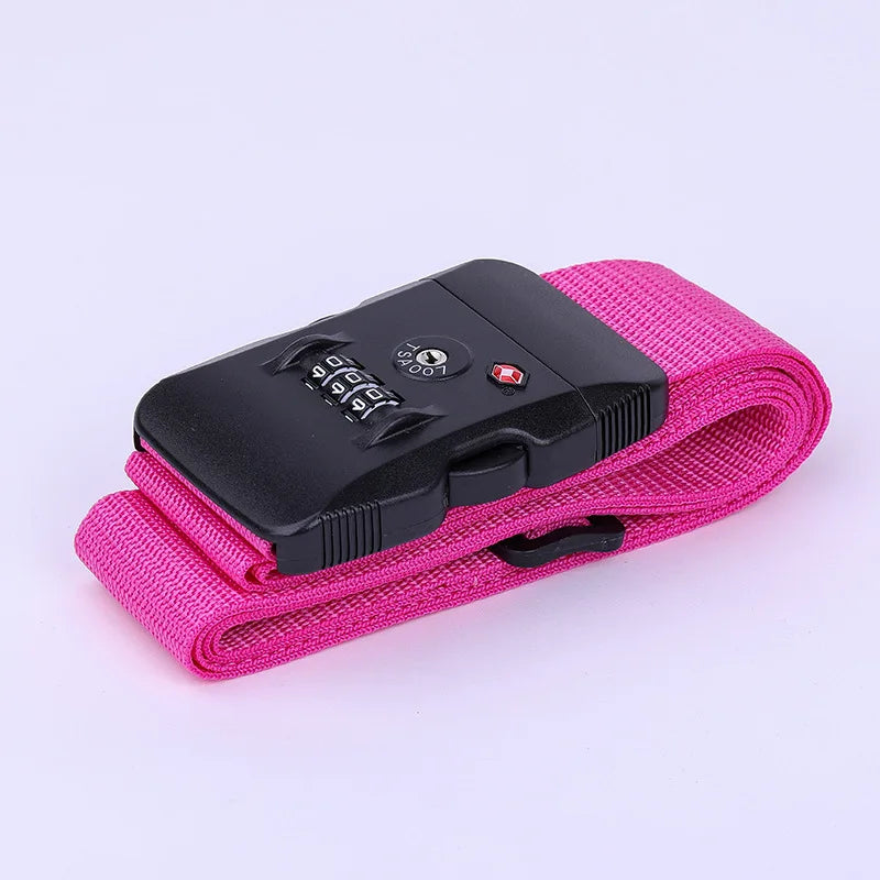 TSA Password Customs Lock Luggage Cross Belt 2M Adjustable Strap