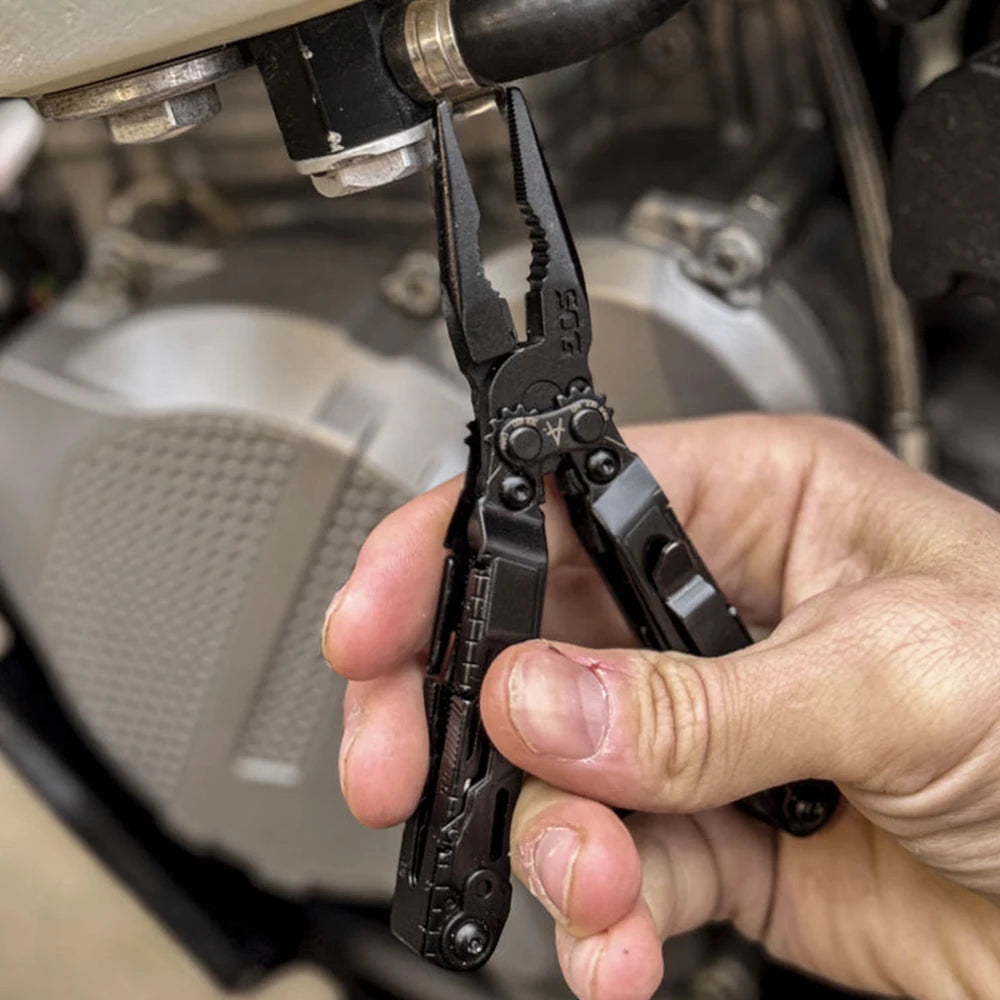 SOG PowerPint 18 in 1 Tactical Multi Tool Folding Pliers Knife EDC Pocket Camping Survival