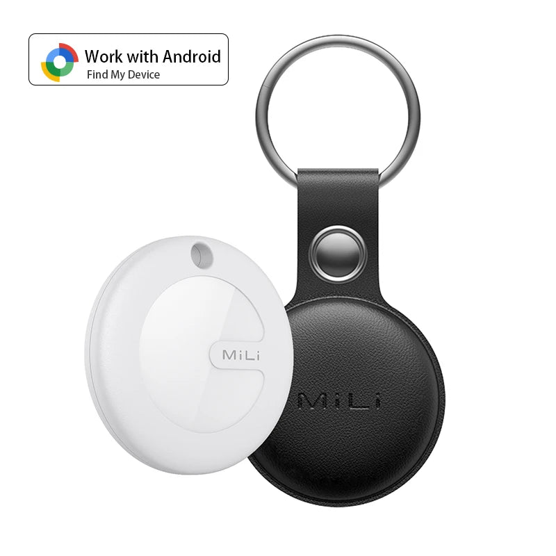 MiLi Bluetooth GPS Tracker, Lost Key Finder for Android Devices, Works With Android Find My device