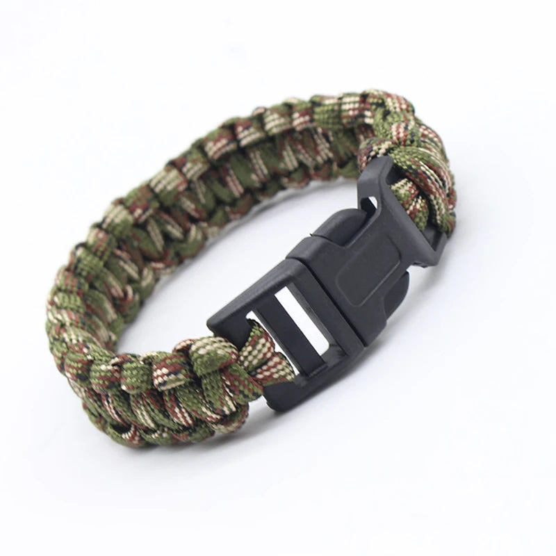 Seven Core Paracord Survival Bracelet 23cm Outdoor Emergency EDC Camping Escape Rope Tool