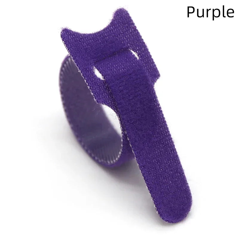 Releasable Nylon Cable Ties 15-30cm Hook Loop Straps